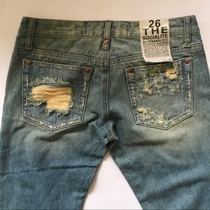 JOES JEANS 26 THE SOCIALITE DISTRESSED